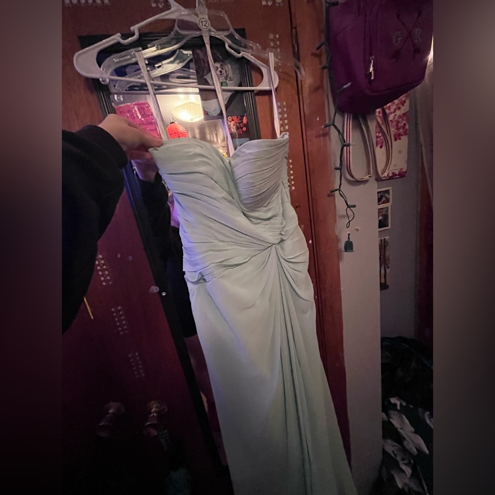 Teal formal dress